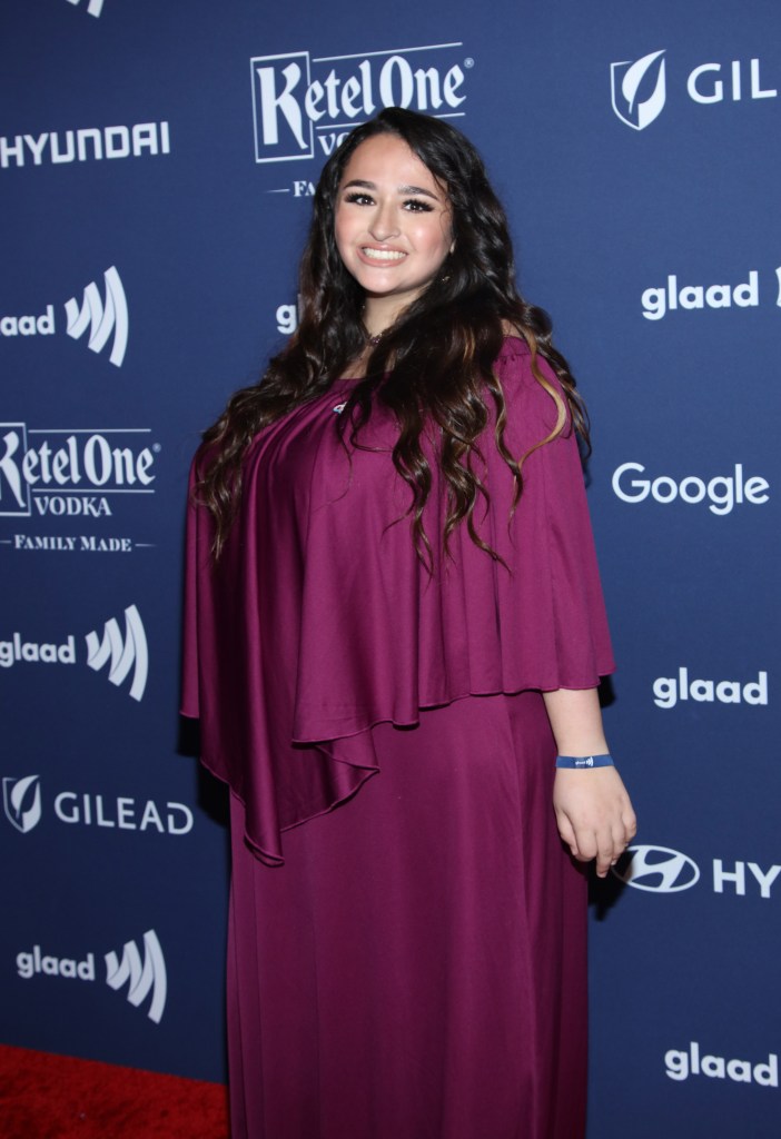 Jazz Jennings on the red carpet at the 33rd Annual GLAAD Media Awards.