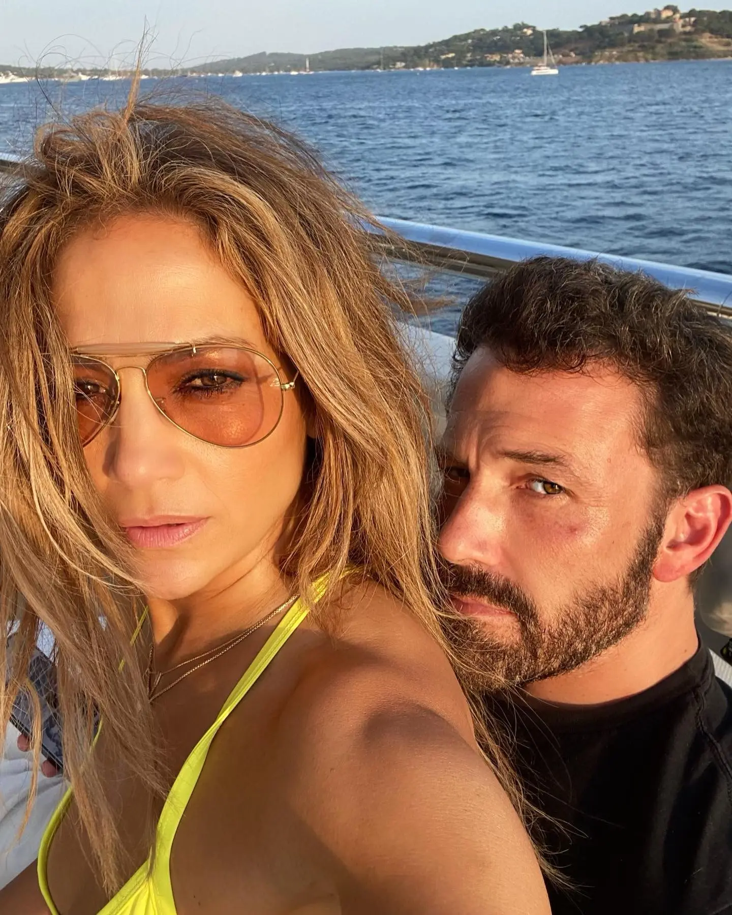 Jennifer Lopez and Ben Affleck.