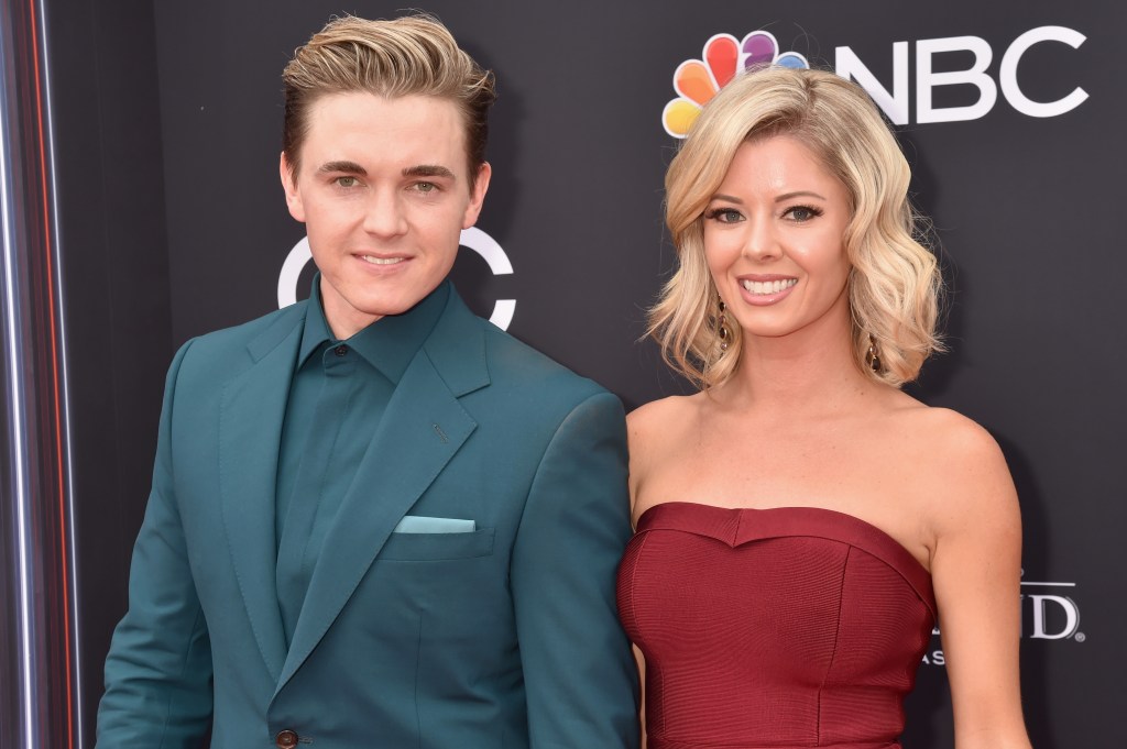 Jesse McCartney and Katie Peterson in 2018.