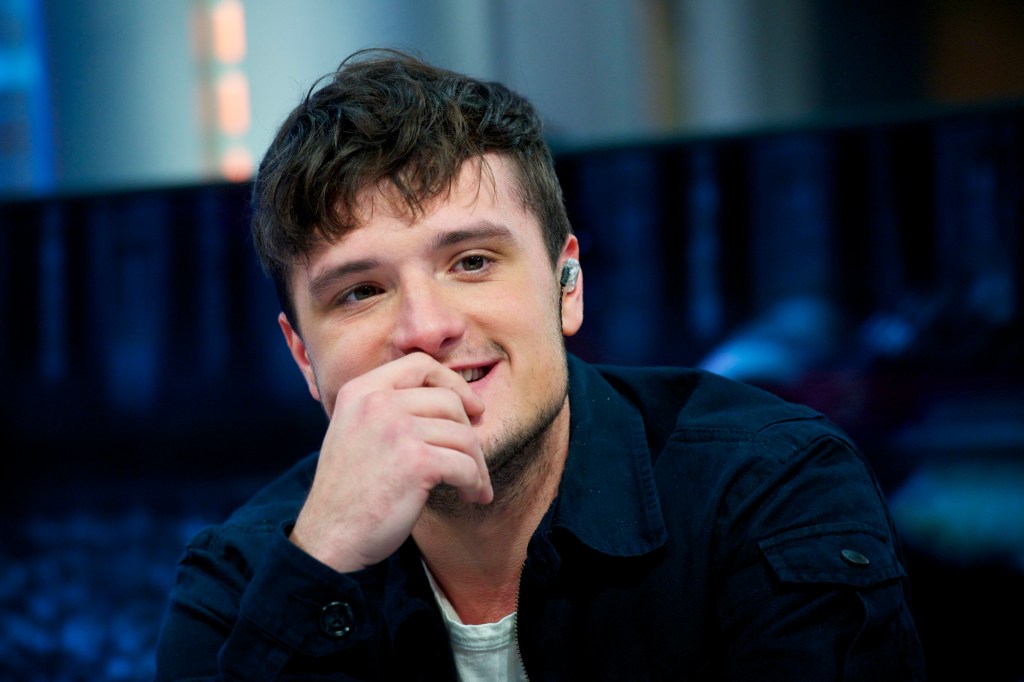 Josh Hutcherson attends 'El Hormiguero' Tv show at Vertice Studio on November 26, 2015 in Madrid, Spain.