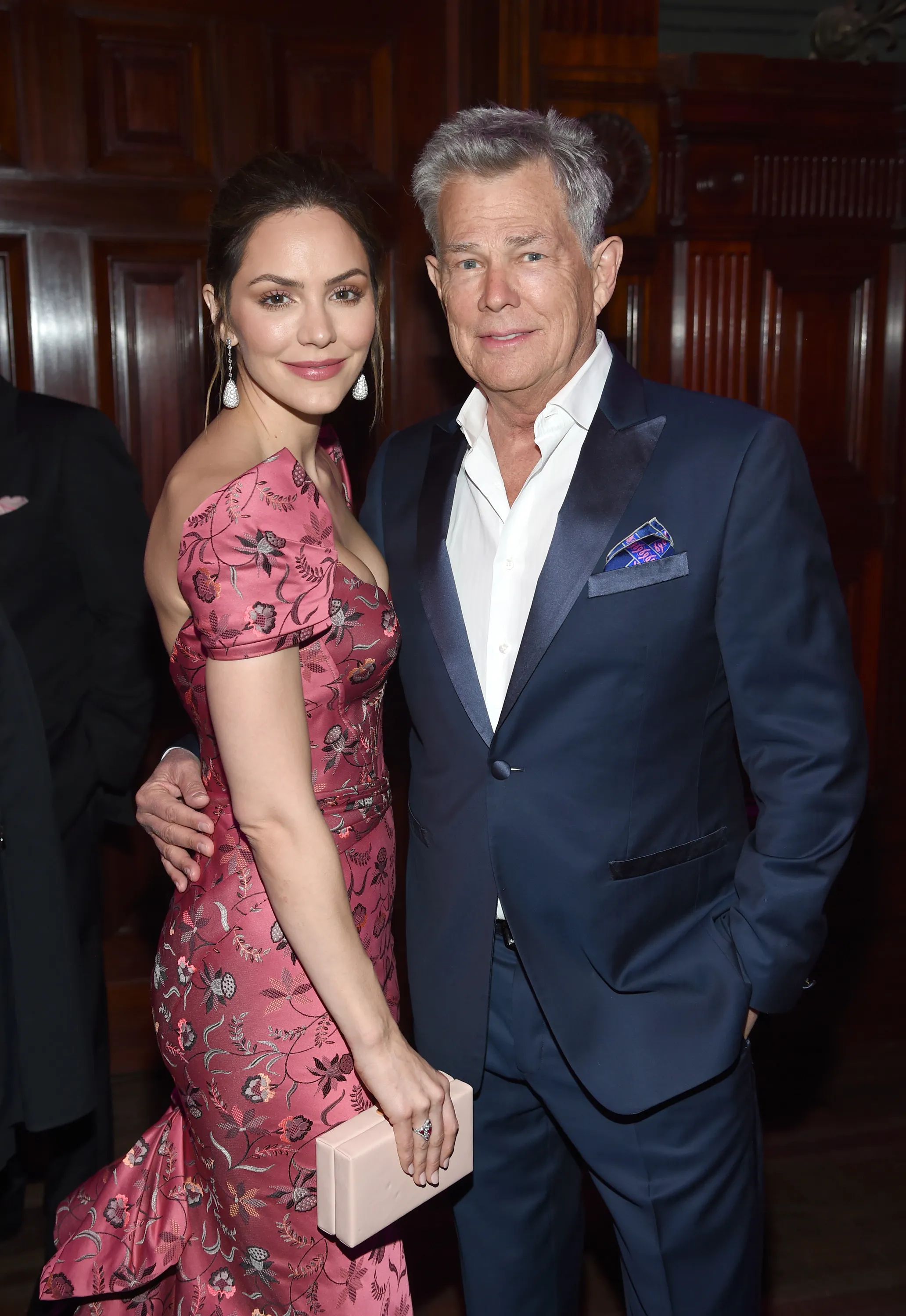 Katharine McPhee and David Foster.