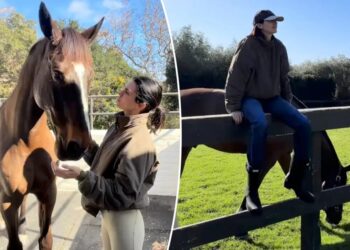 Kendall Jenner gives rare glimpse inside $23M Montecito ranch as she decorates for Christmas