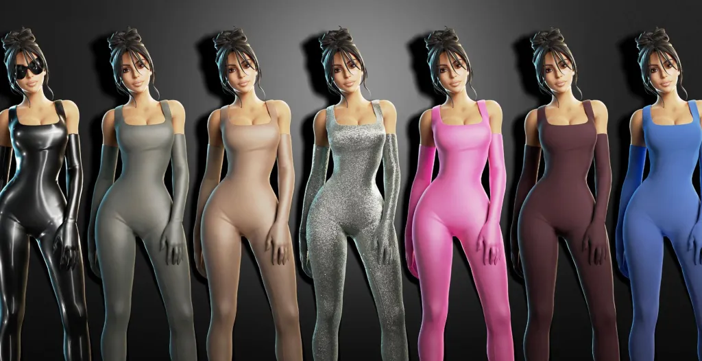 Kim Kardashian Fortnite Style