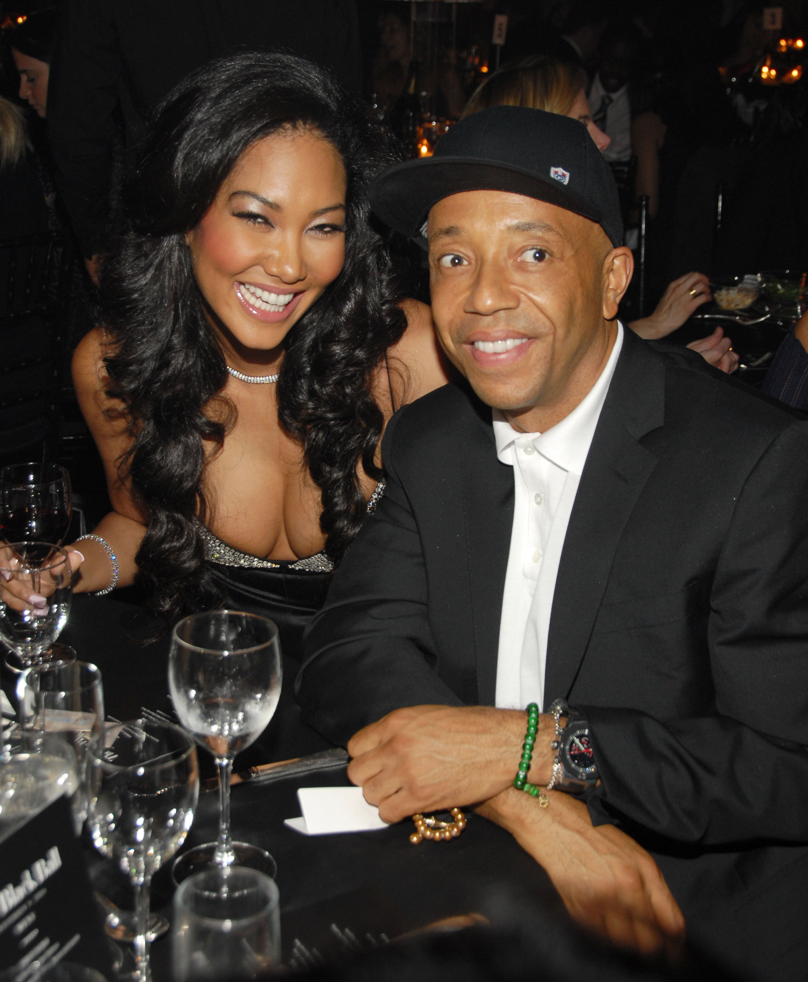 Kimora Lee Simmons and Russell Simmons at