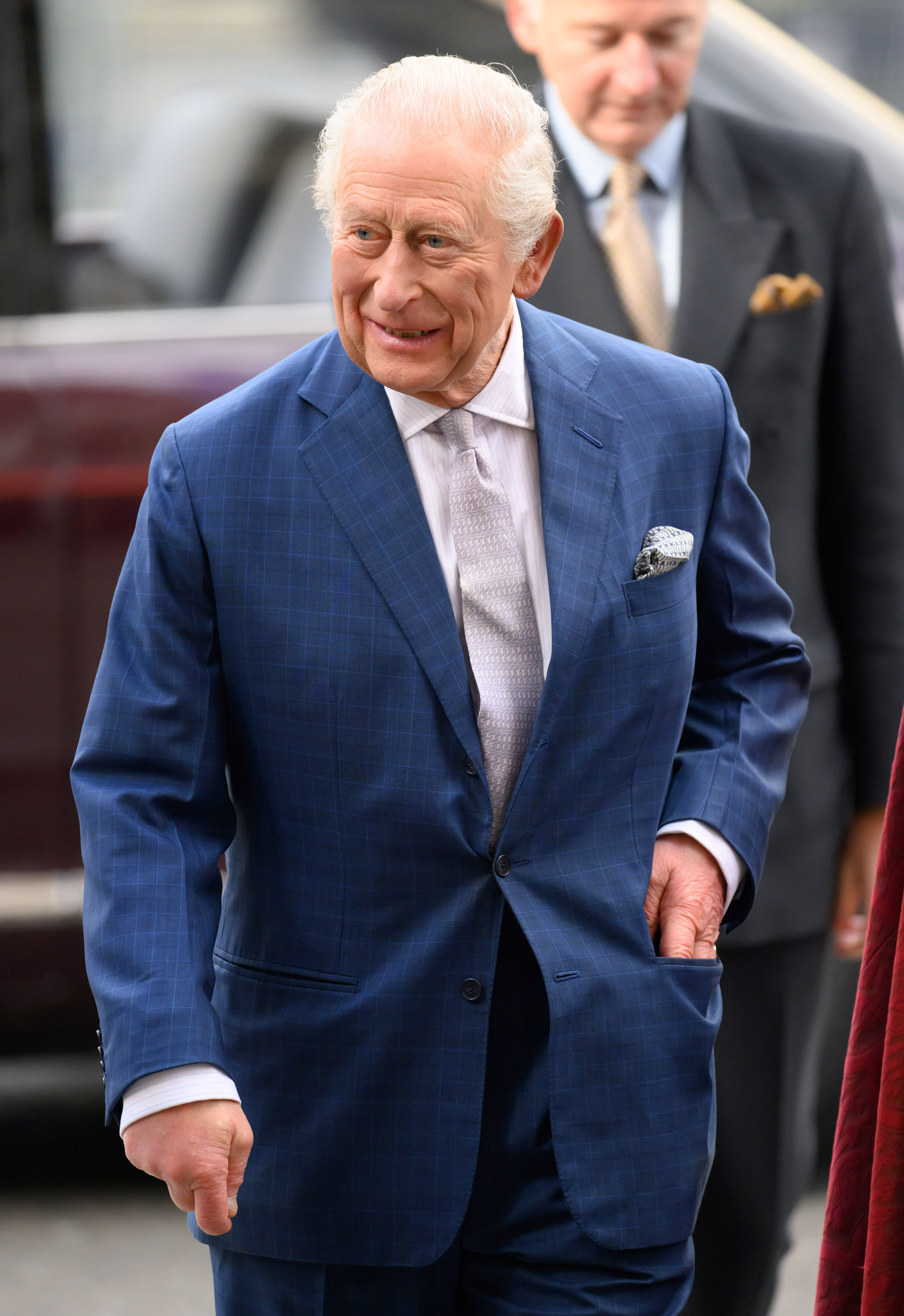 King Charles III attends the Advent Service at Westminster Abbey.