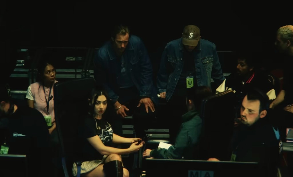 Kylie Jenner acting in Charli XCX's new movie 'The Moment'.