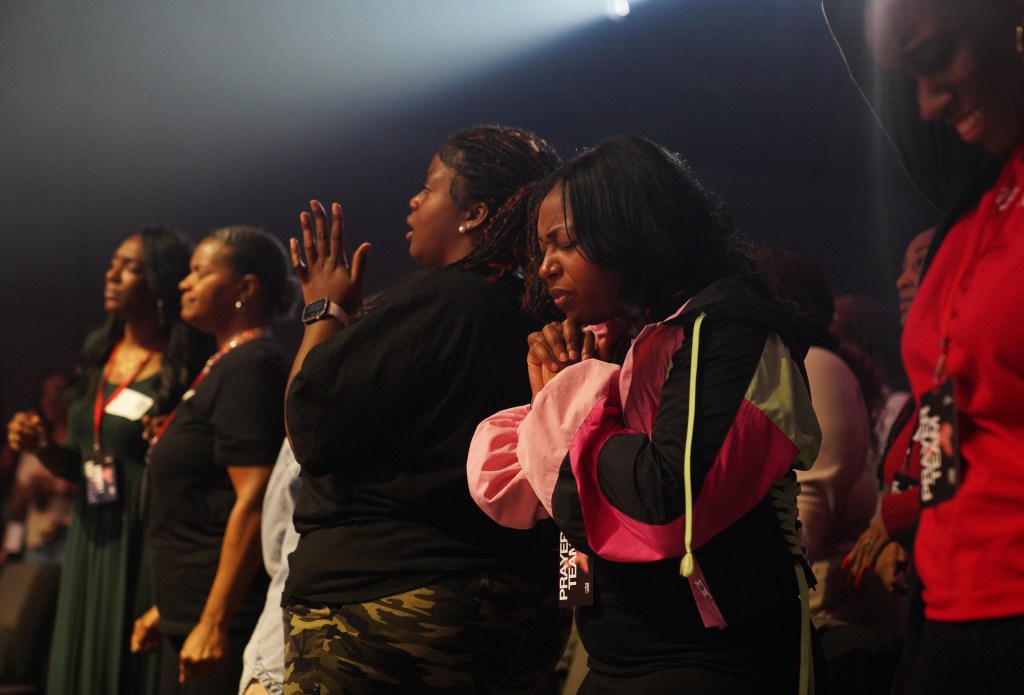 Kyna Chambers attending service at 2819 Church.