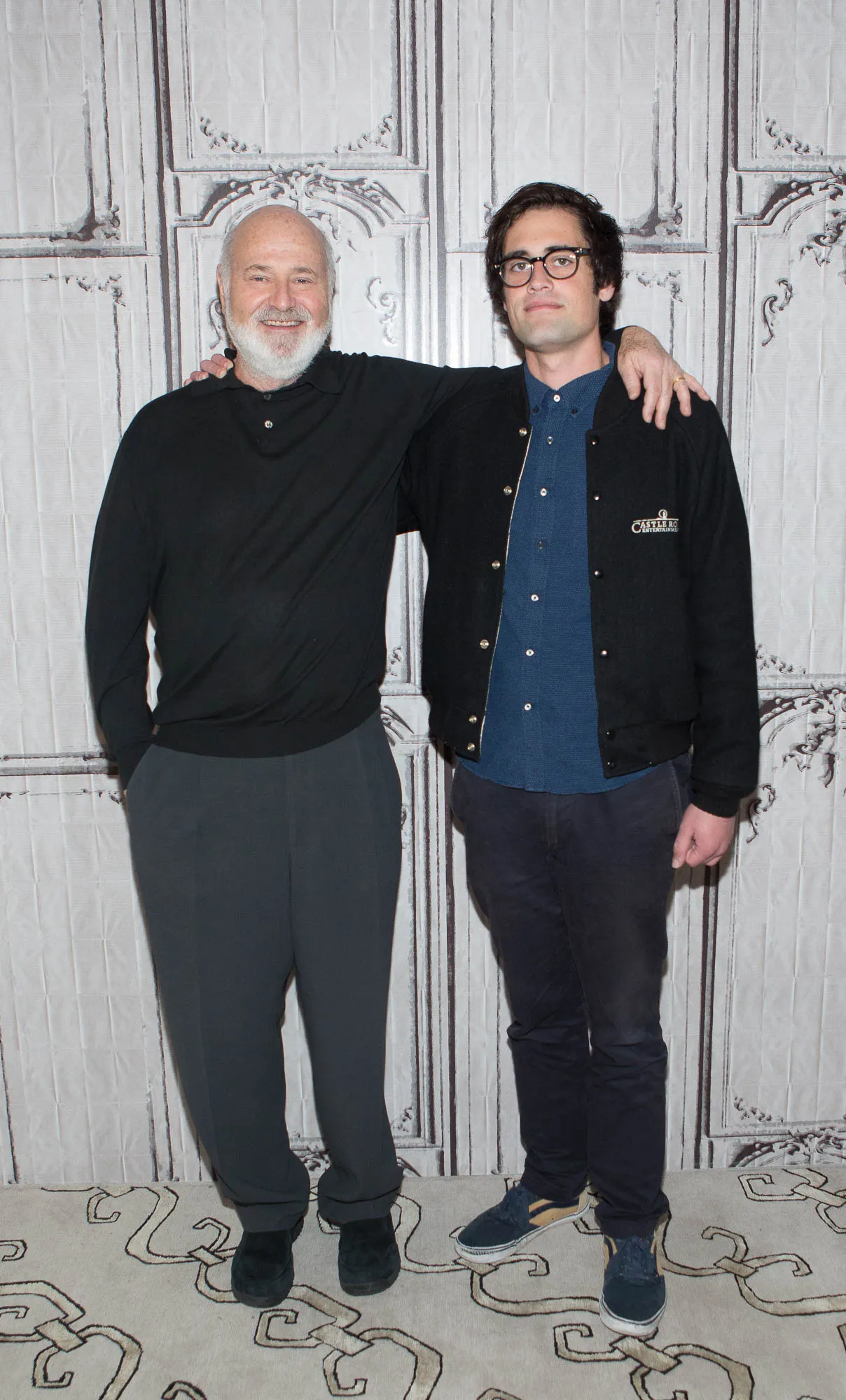 Rob Reiner and Nick Reiner at AOL Studios in New York City on May 4, 2016