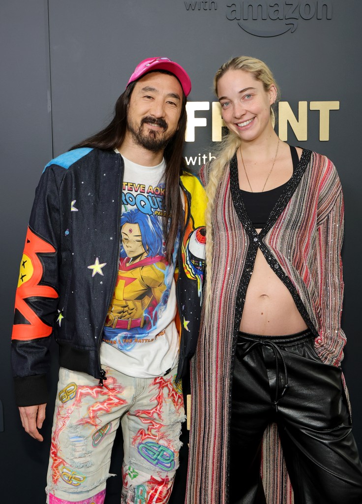 Steve Aoki and Sasha Sofine.