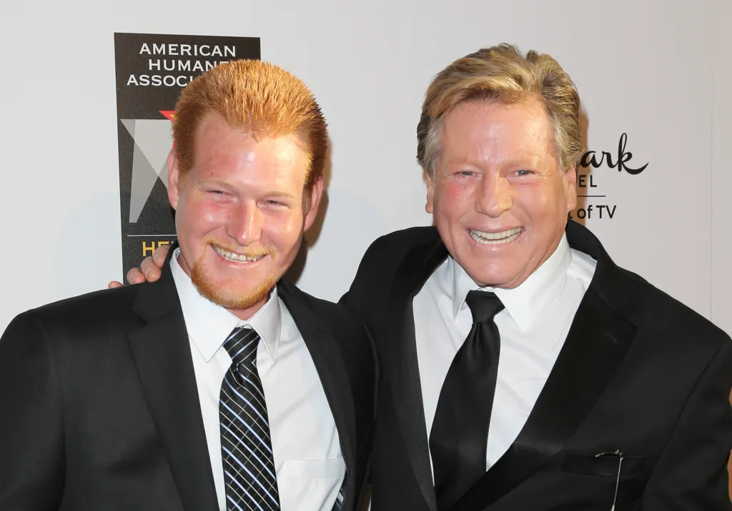 Redmond O'Neal and Ryan O'Neal attend the 3rd annual American Humane Association Hero Dog Awards.