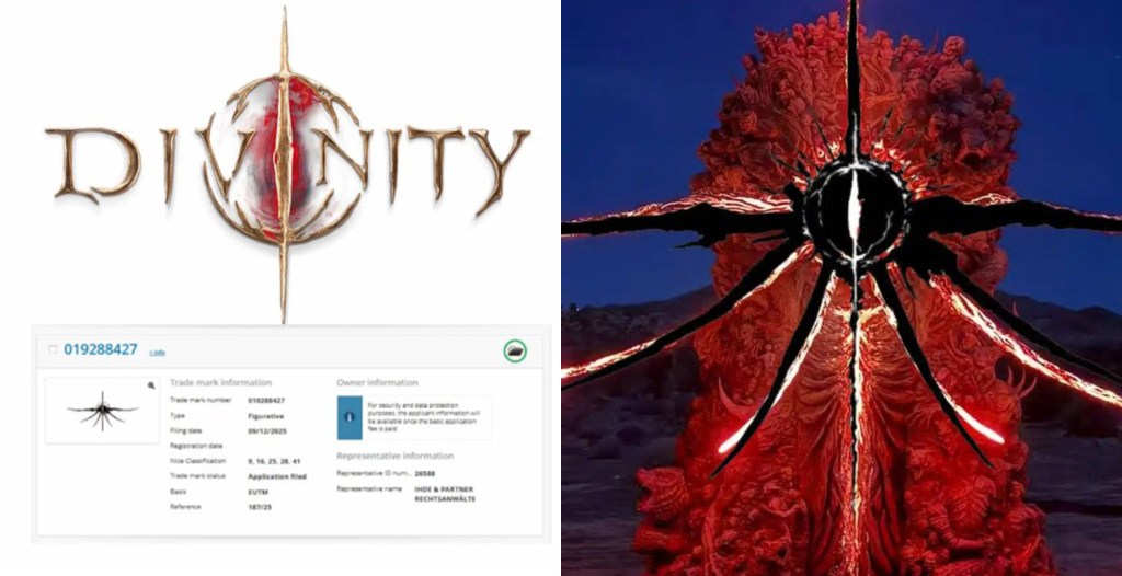 Larian Divinity Trademark and TGA Demon Statue