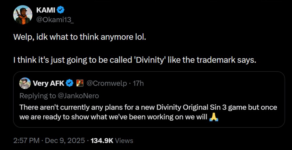 Larian Studios Denis the Game Awards Leaks