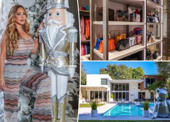 Inside Larsa Pippen’s modern Florida mansion — Christmas edition
