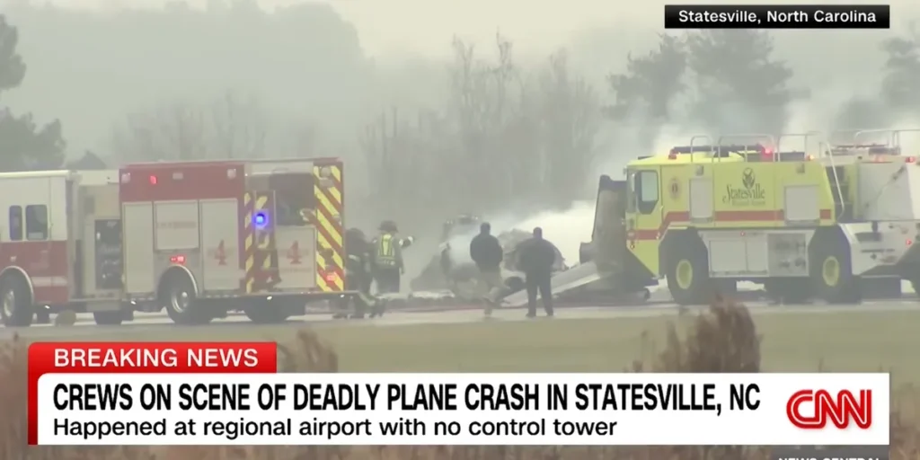 6 dead after private jet owned by NASCAR legend crashes in fiery wreckage