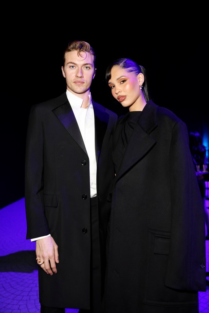 Lucky Blue Smith and Nara Smith attend a fashion event.
