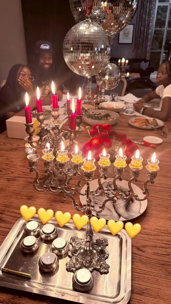 Madonna celebrates Hanukkah with much-younger boyfriend Akeem Morris, 29, and kids
