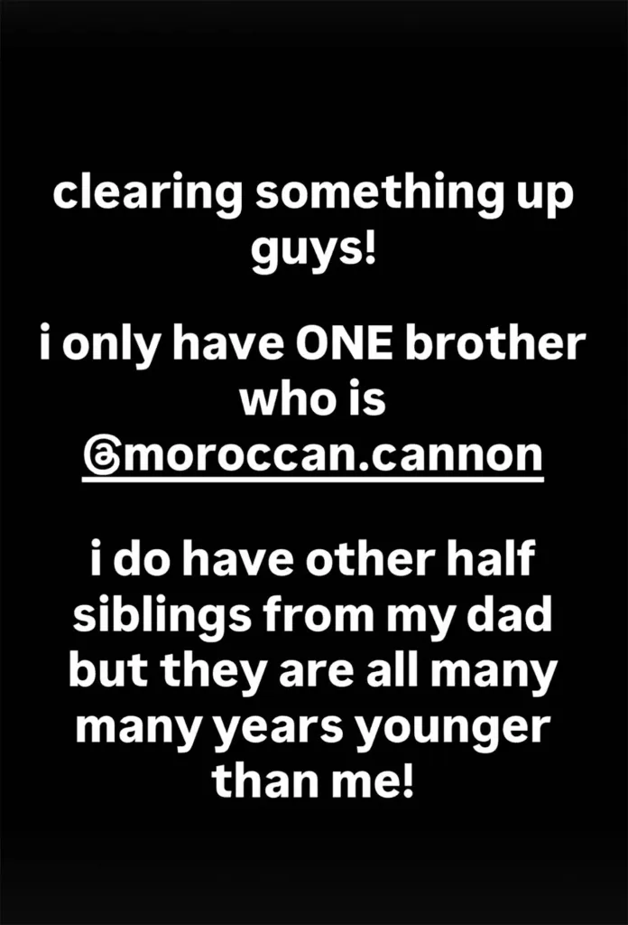 Mariah Carey and Nick Cannon's daughter, Monroe, comments about her siblings.