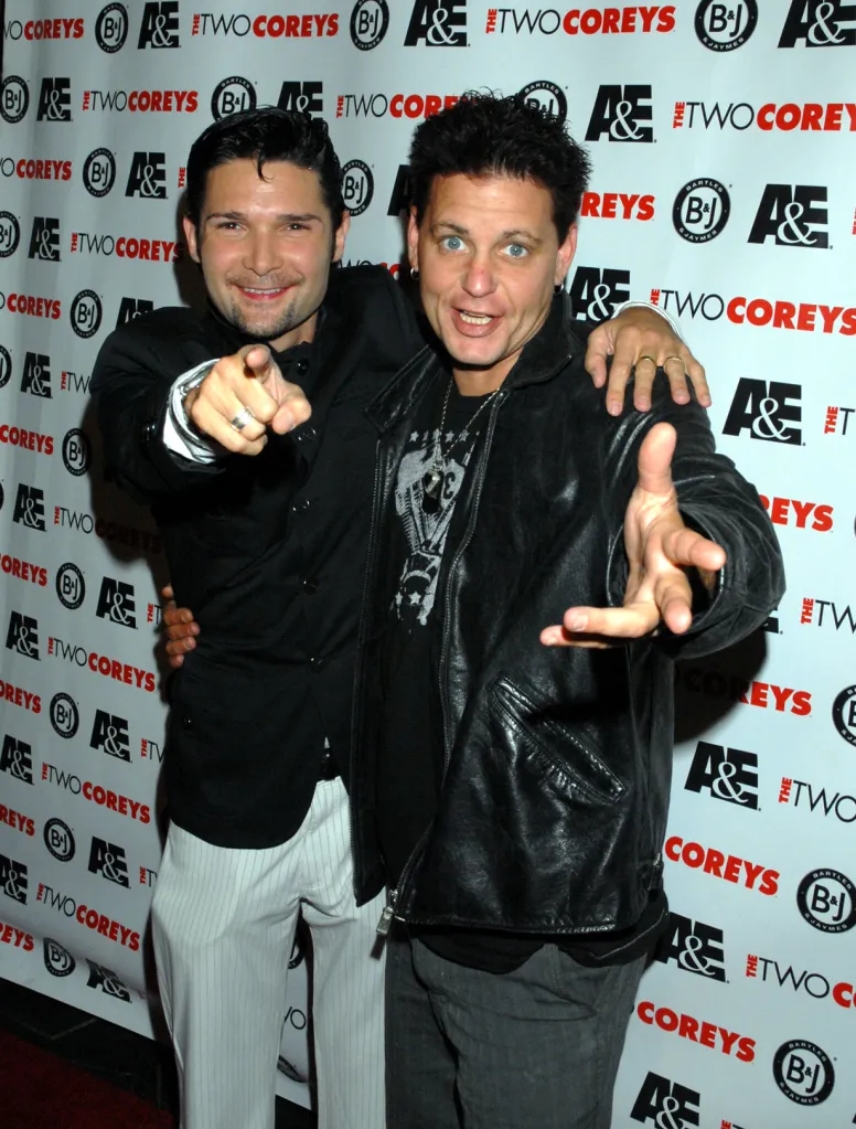 Corey Feldman and Corey Haim promoting their reality show 