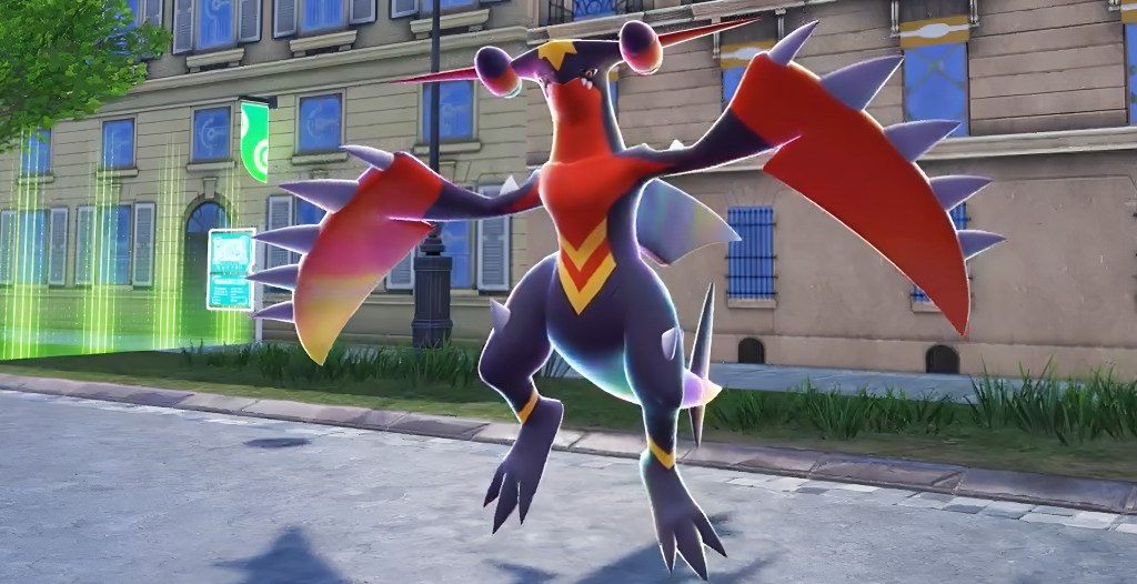 Mega Garchomp Z Pokémon Legends Z-A DLC In-Game Screenshot