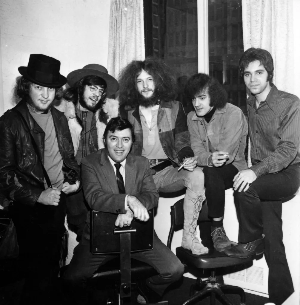 Jethro Tull after the release of their debut album 