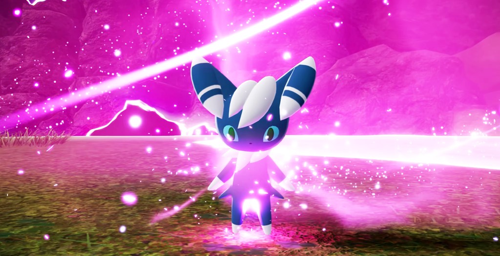 Meowstic Battle PLZA