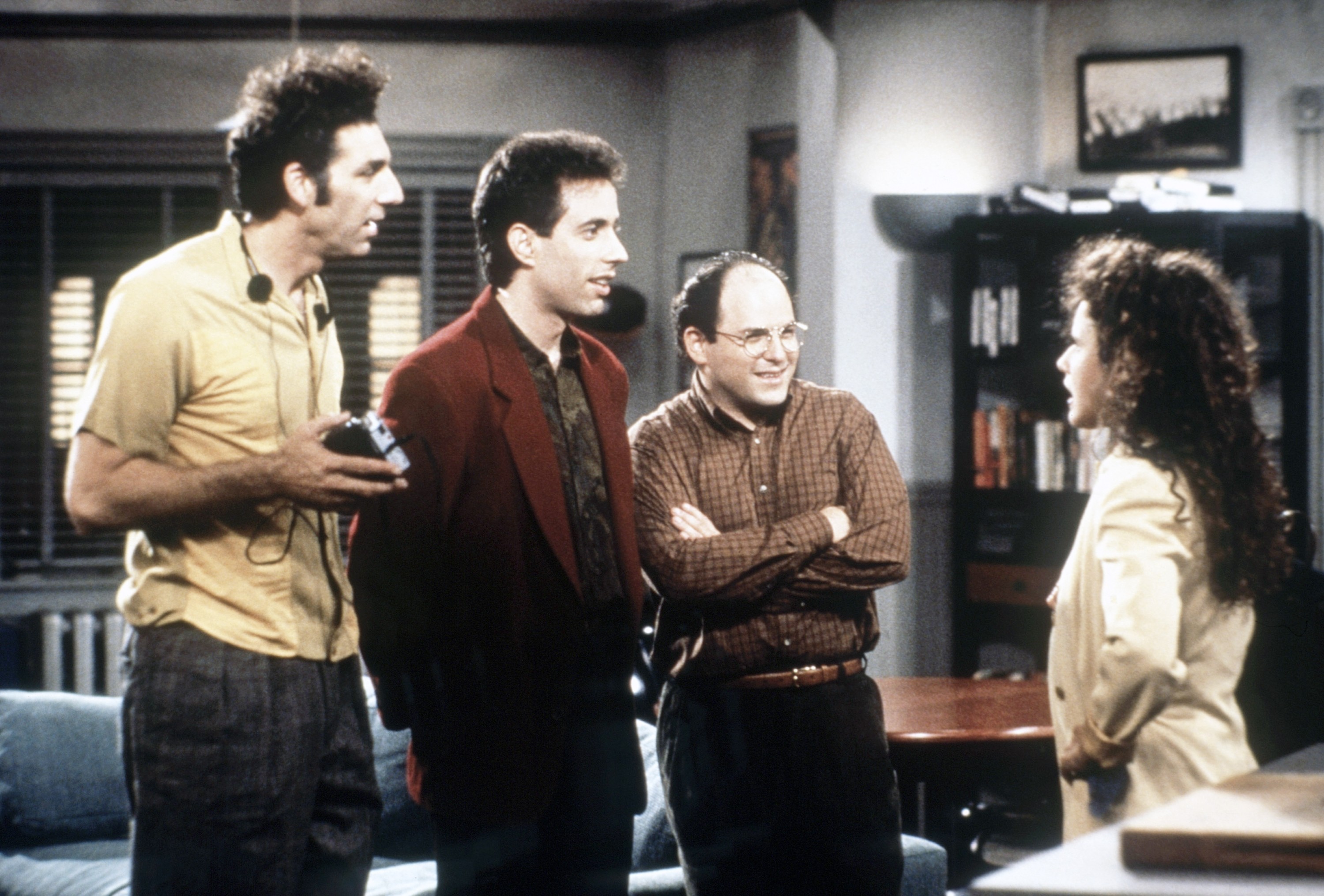 Michael Richards, Jerry Seinfeld, Jason Alexander, Julia Louis-Dreyfus in