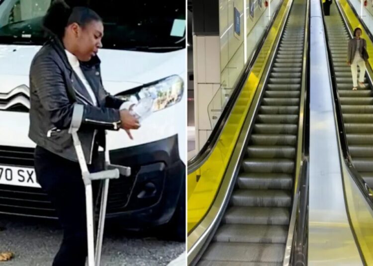 London commuter charged with walking wrong way on escalator at train station