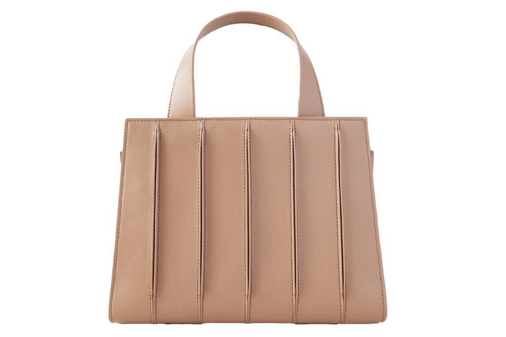 Max Mara Whitney Bag 5 Medium Pleated Leather Tote