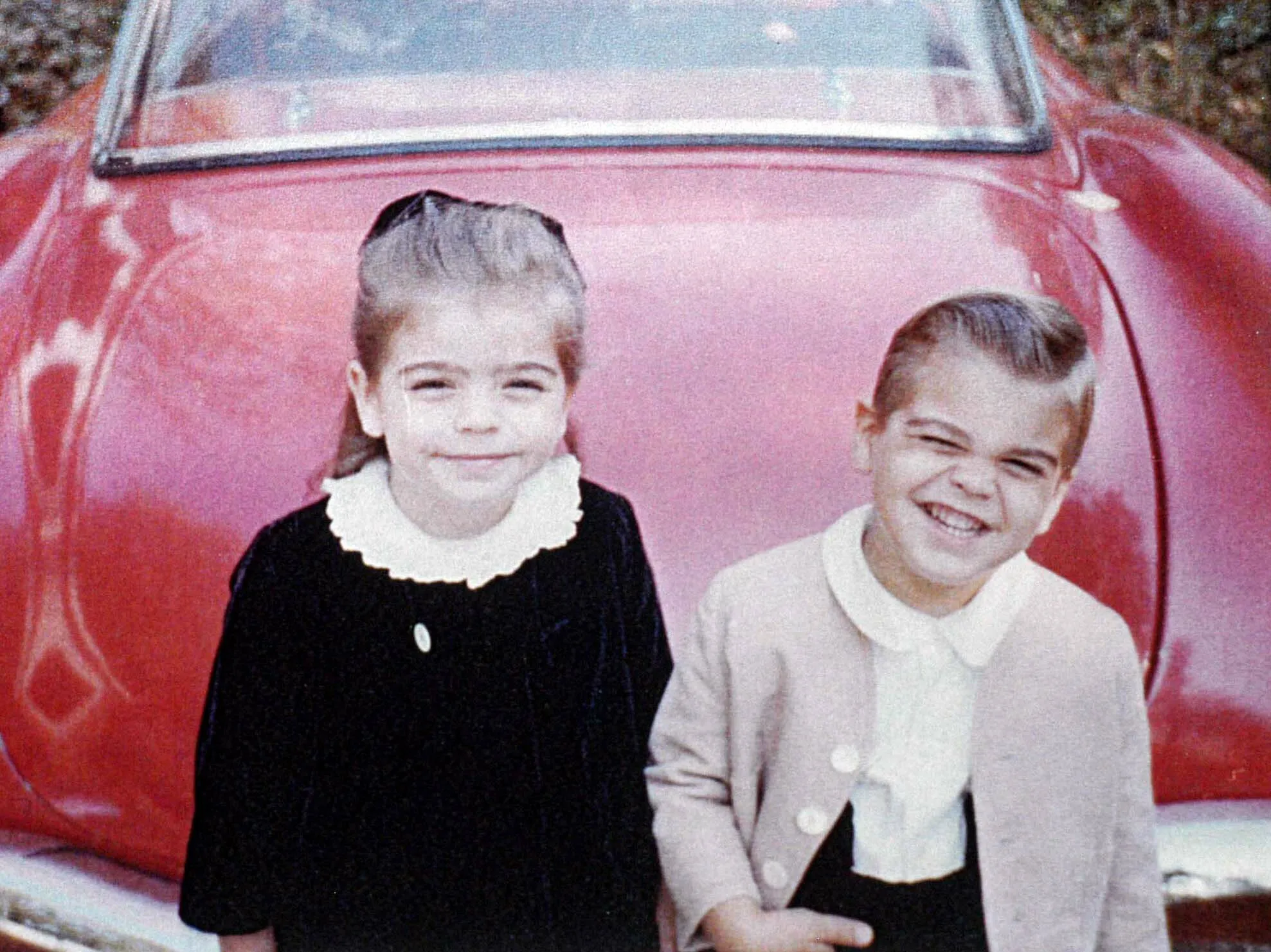 Young George Clooney with his sister Ada.