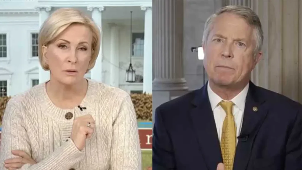 MS NOW host refuses to let GOP lawmaker off the hook over Trump cocaine pardon