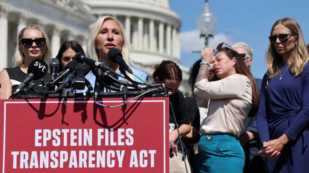 ‘Horrifying!’ Marjorie Taylor Greene slams ‘evil people’ who kept Epstein files hidden