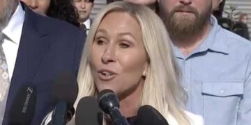 Marjorie Taylor Greene shares MAGA influencer’s furious anti-Trump rant before exit