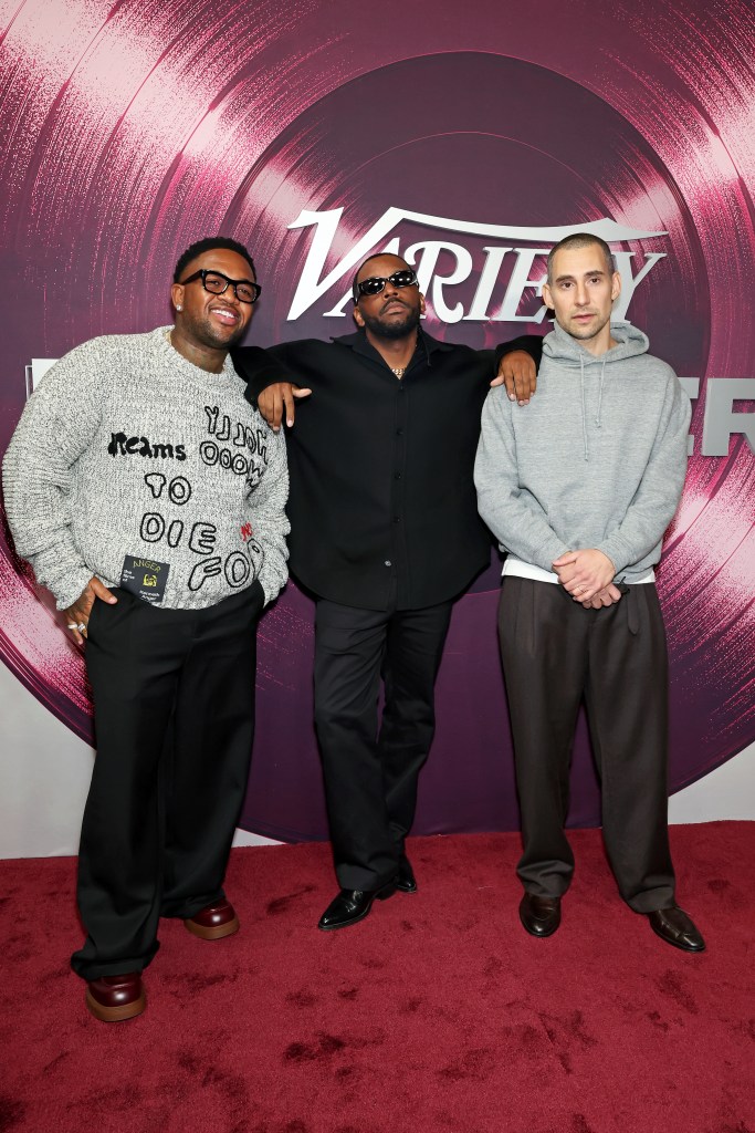 Mustard, Mark Spears aka Sounwave and Jack Antonoff attend Variety's 9th Annual Hitmakers Brunch