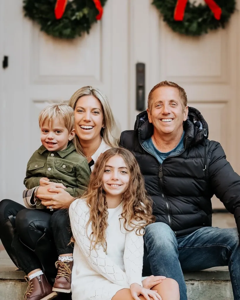 NASCAR driver Greg Biffle poses with his family.
