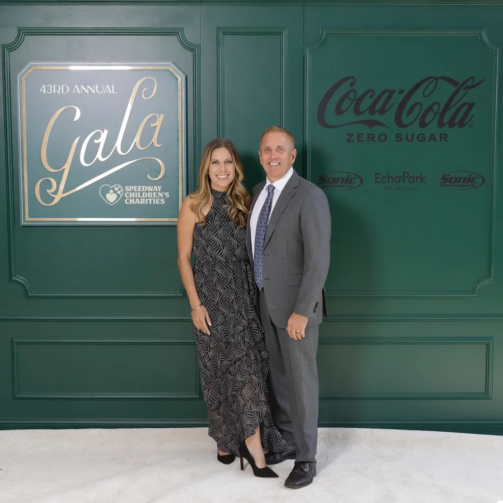NASCAR driver Greg Biffle poses with his family.