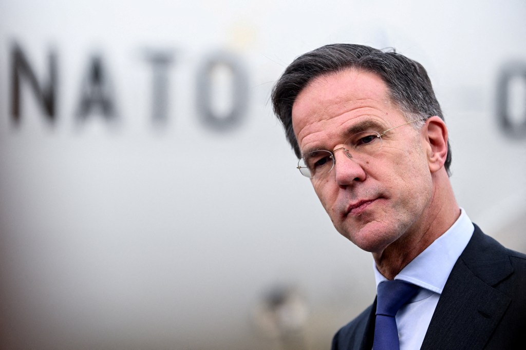 NATO Secretary General Mark Rutte at Geilenkirchen air base.