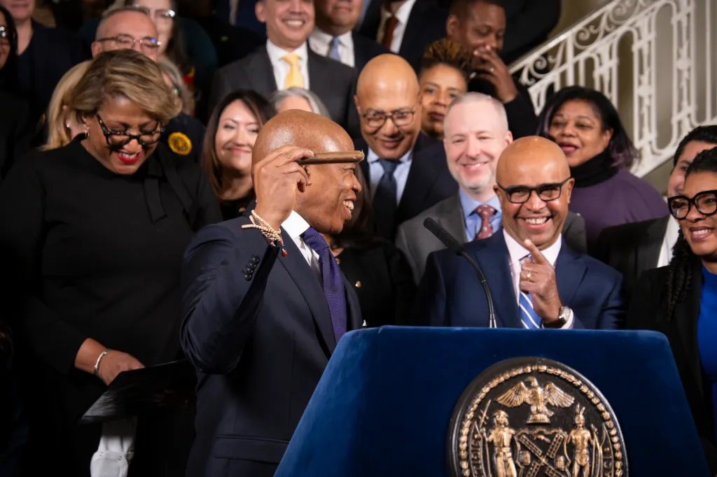 Adams has said consistently he's ready to move on from mayor. 