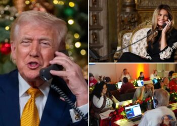 Trump tries to sell ‘clean, beautiful coal’ to children awaiting gifts from Santa