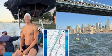 I swam 29 miles around Manhattan in handcuffs — I had no idea the danger I was in until I finished