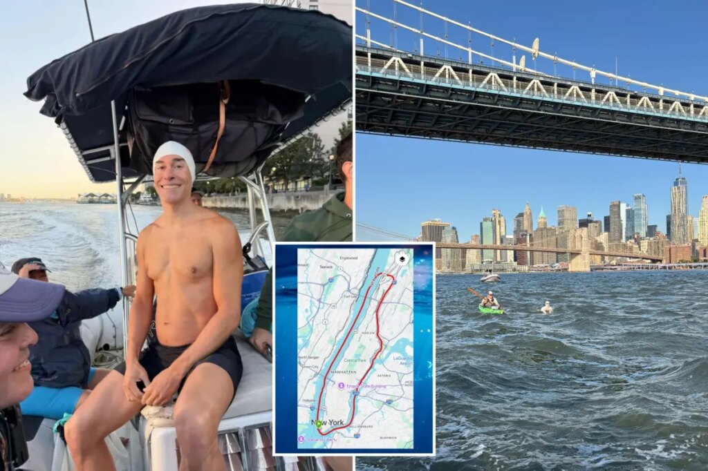 I swam 29 miles around Manhattan in handcuffs — I had no idea the danger I was in until I finished
