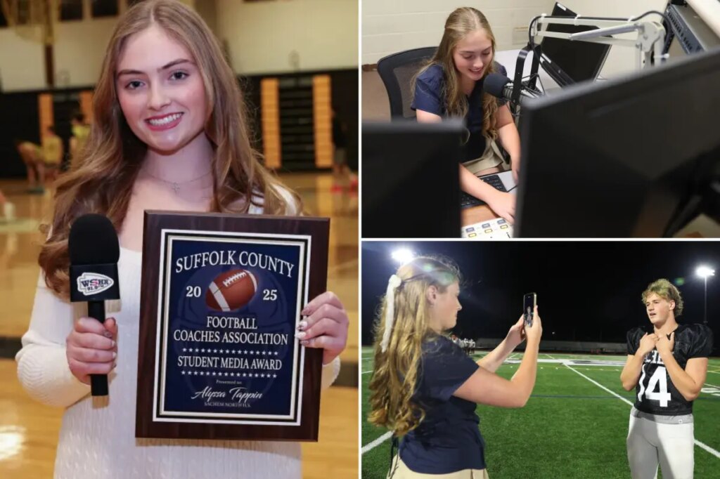 Long Island teen sports broadcaster awarded for game-changing coverage: ‘It is just amazing’