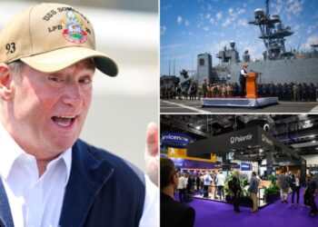 Navy invests $448 million in  Palantir tech to speed up shipbuilding with AI