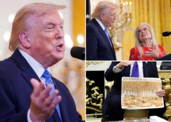 Trump frets Congress is ‘becoming antisemitic’ during Hanukkah celebration, hints at new WH ballroom price