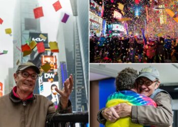New Year’s Eve never gets old for the ‘confetti king’ of Times Square — he’s still an emotional wreck at midnight after 3 decades on job