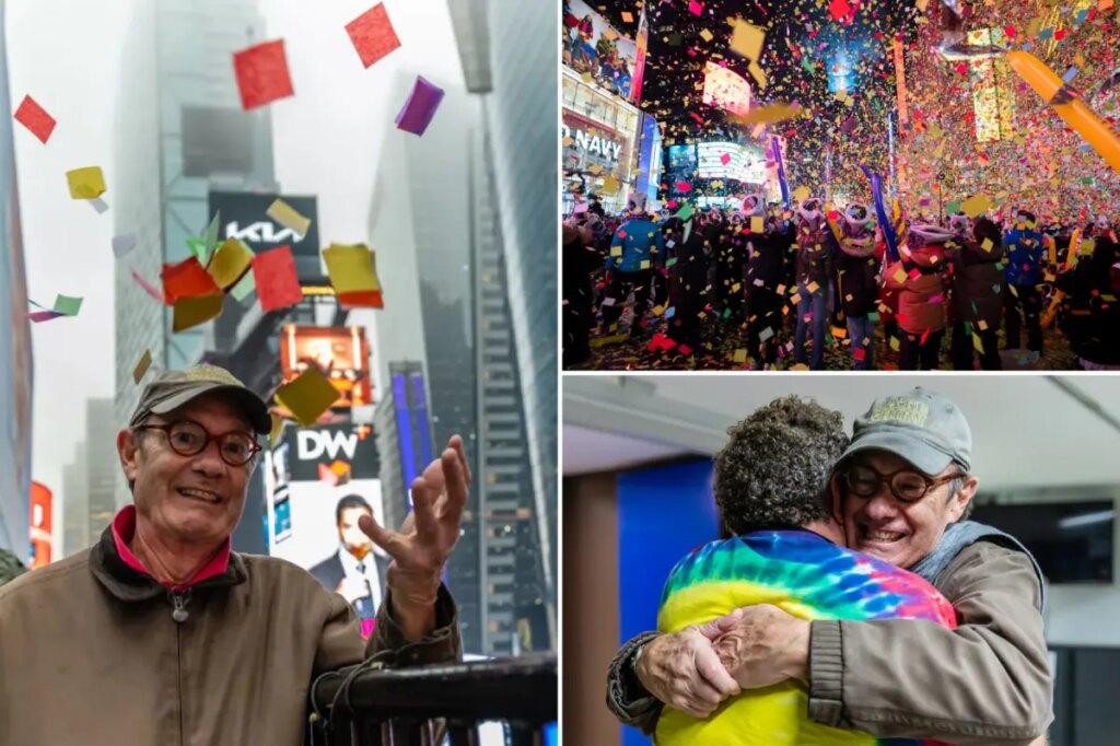 New Year’s Eve never gets old for the ‘confetti king’ of Times Square — he’s still an emotional wreck at midnight after 3 decades on job