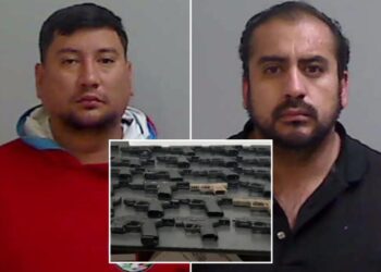 Two arrested after dozens of guns, including ‘cop-killer’ model, found in spare tire at southern border: DPS