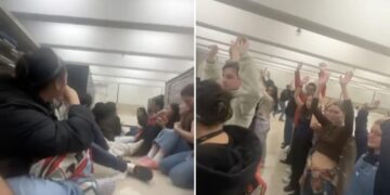 Cops rescue petrified Brown students hiding from shooter in university library: video