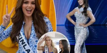 Miss Finland Sarah Dzafce stripped of crown over racist gesture in social media post