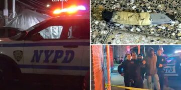 Father of blade-wielding nut shot dead by NYPD cops returns to neighborhood — still fuming