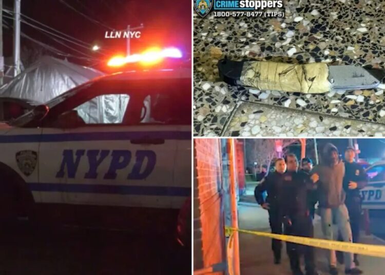 Father of blade-wielding nut shot dead by NYPD cops returns to neighborhood — still fuming